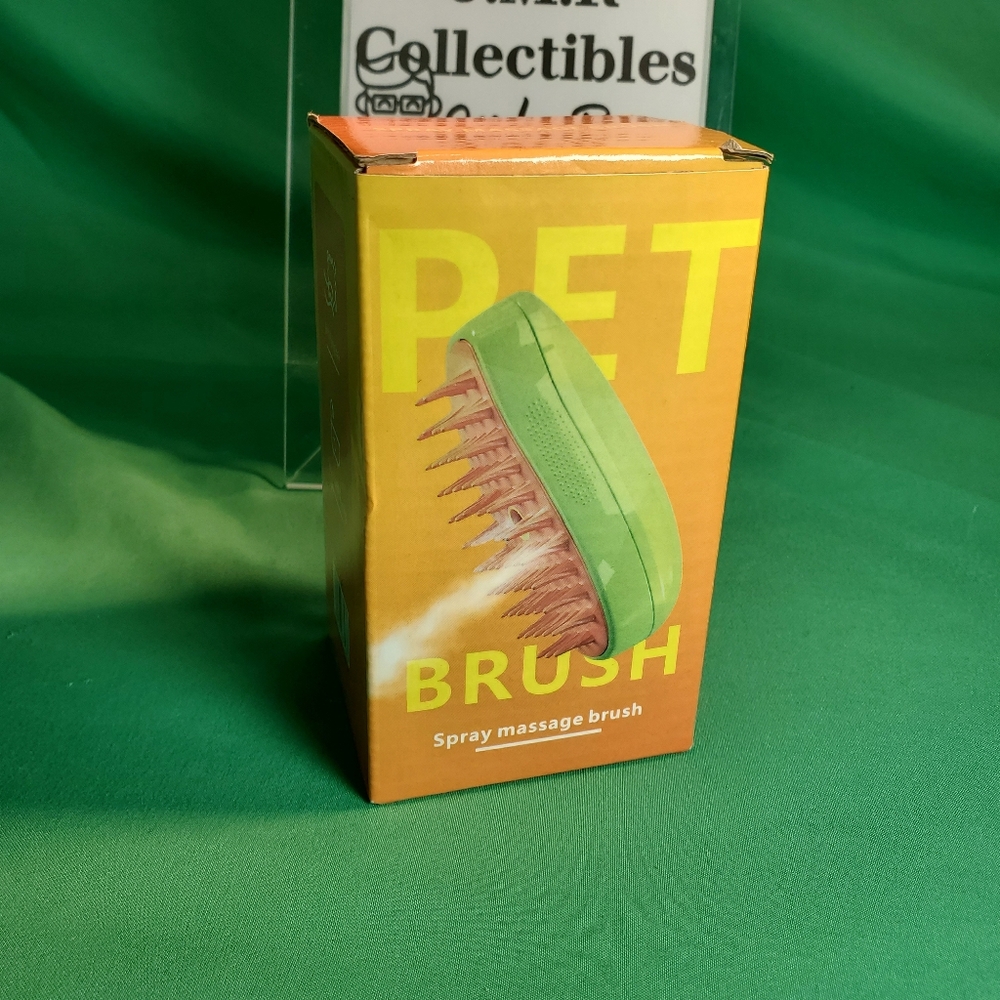 Pet Grooming Spray Brush, Massage Comb for Cats & Dogs, Rechargeable & Soft